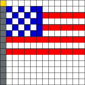 4th Of July USA Flag