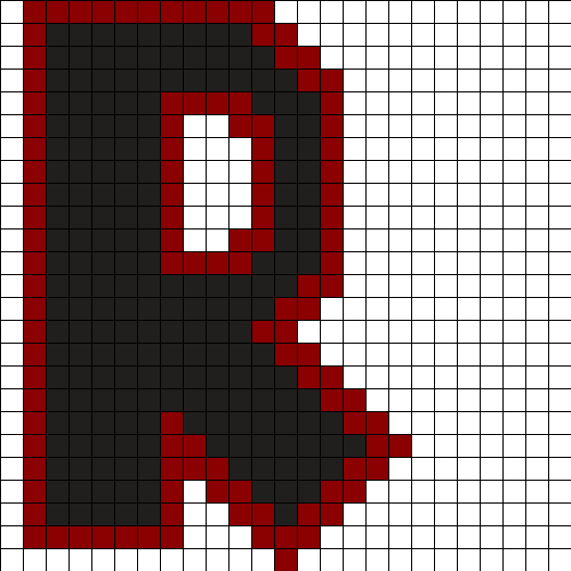 Letter R In RED