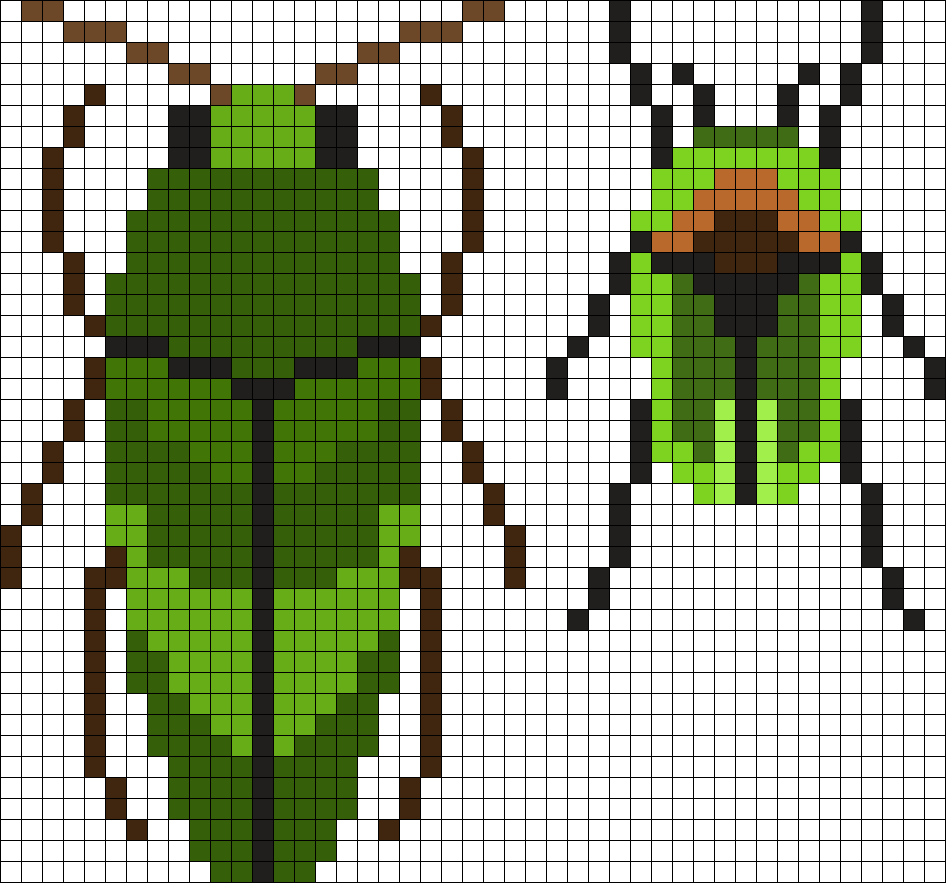 Green Beetles