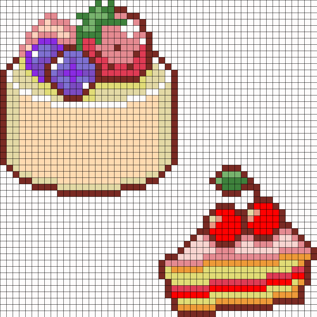 Round Cake And Cherry Cake