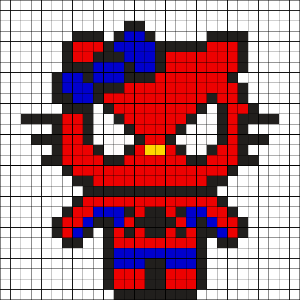 Hello Kitty Spider Man