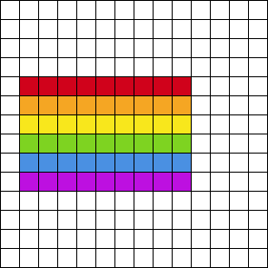 Rainbow Pride Flag Pattern