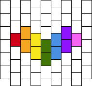 Rainbow Heart Charm