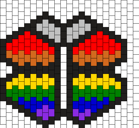 Rainbow Butterfly Mask