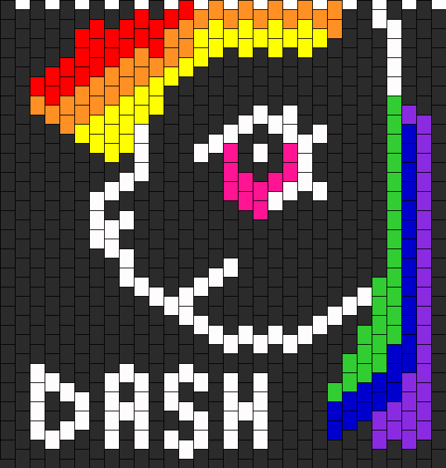 Contrast Rainbow Dash Poster