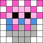 Mini Minecraft Axolotal Bucket Pattern