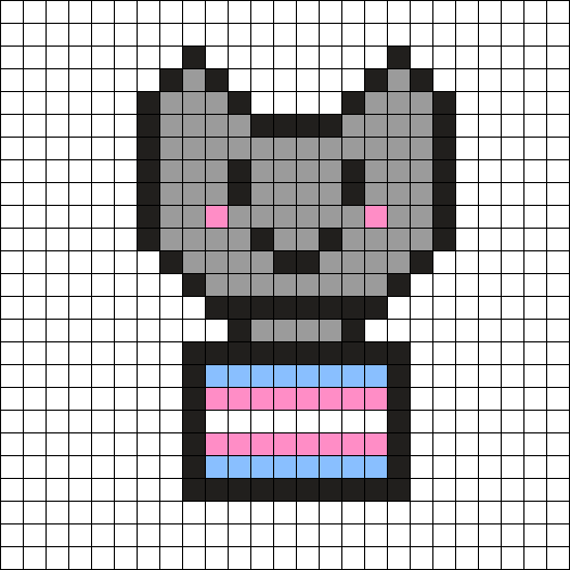 Cat With Trans Flag