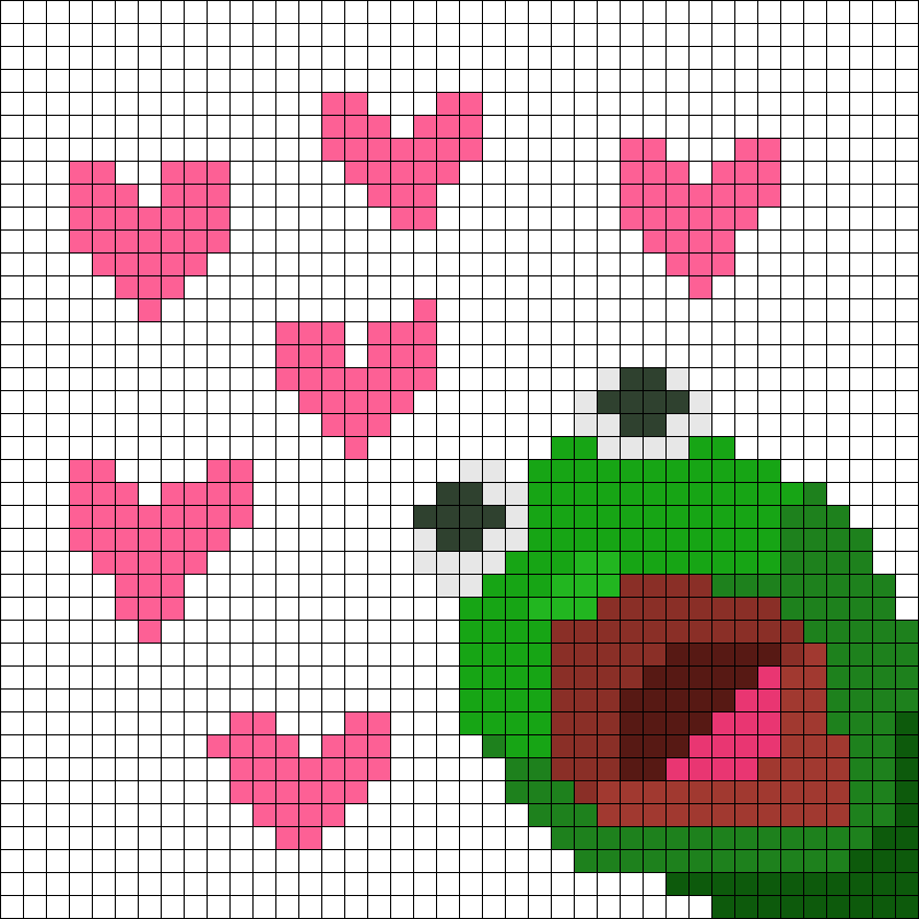 Kermit With Hearts <3