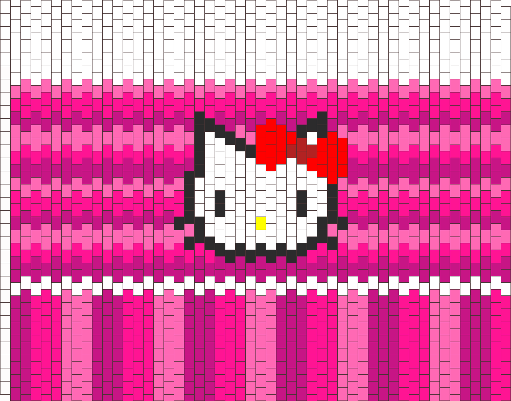 Hello Kitty Purse Patttern  Wip