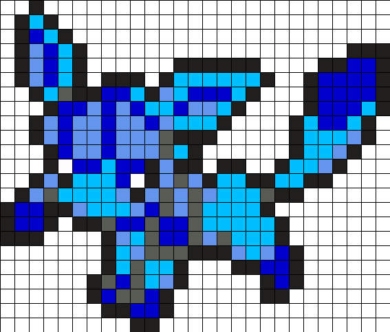 Glaceon Perler