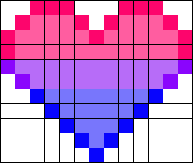 bisexual heart Bead sprite