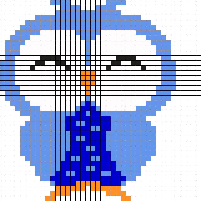 Blue Small Owl