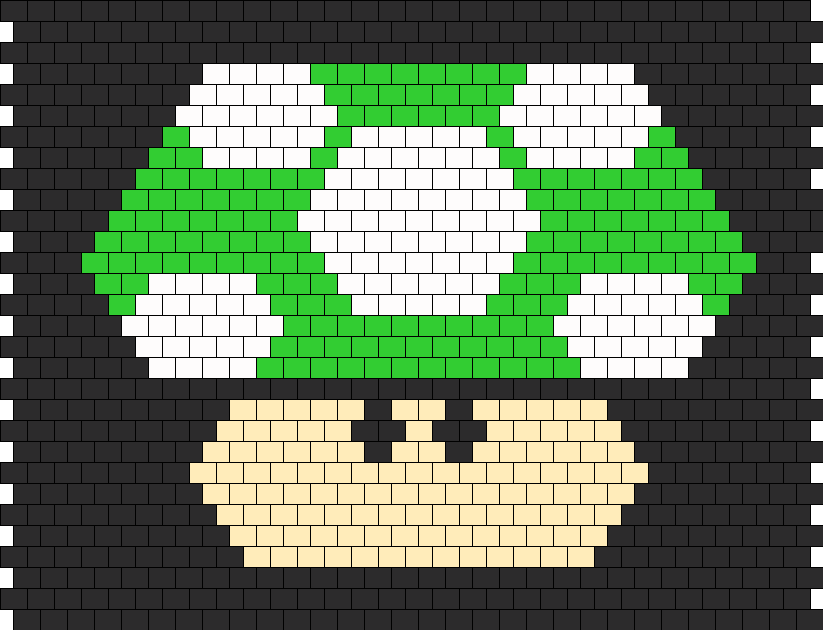 Mario Mushroom Backpack Panel