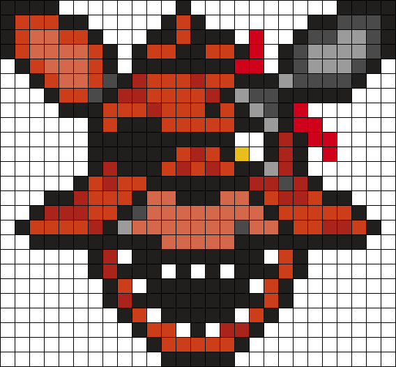 Withered Foxy FNAF2 27 X 25