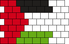 Palestinian Flag Keychain