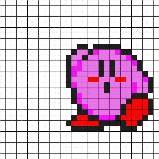 Kirby pixel art