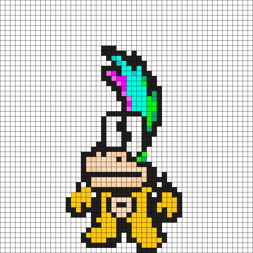 Lemmy Koopa pixel art