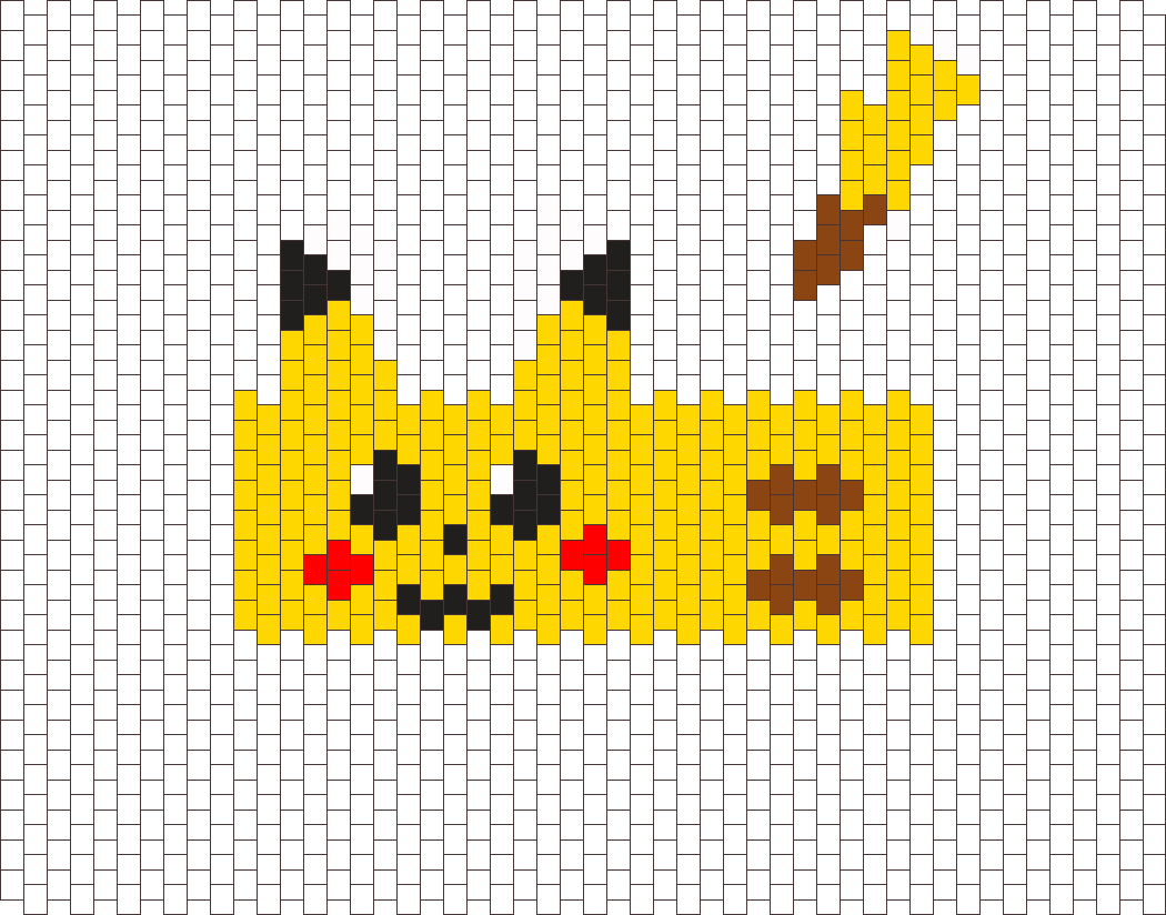 Kawaii Pikachu With Ears And Tail