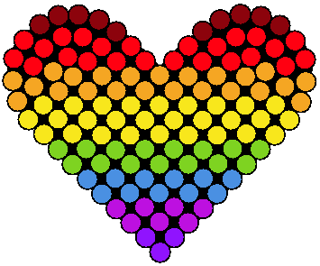 Small Rainbow Heart