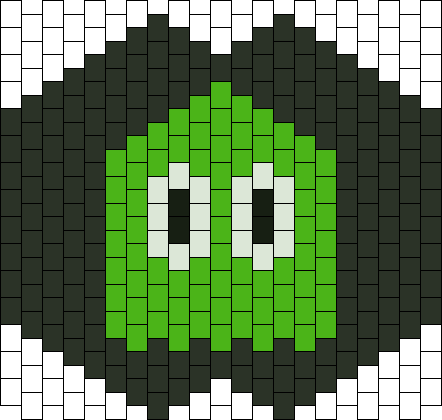 PacMan Mask Green Ghost