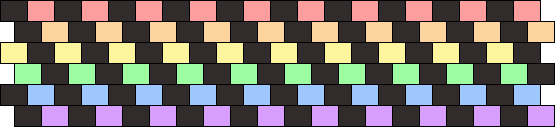 Pastel Rainbow Checkered