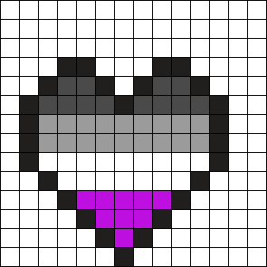 Outlined Asexual Heart!