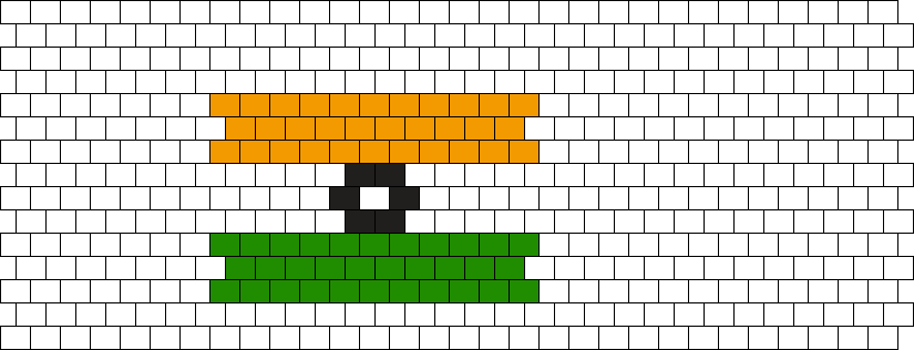 Indian Flag Peyote Charm