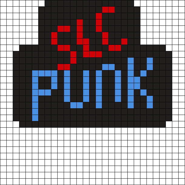 SLC Punk perler charm