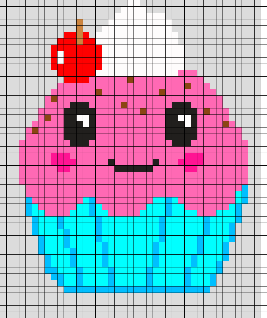 Pink Cute Cupcake