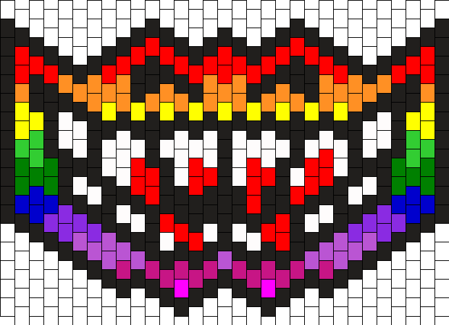 Rainbow Monstar Dripping Blood Mask