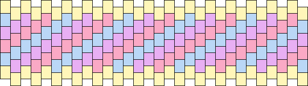 pastel stripes cuff (30x6)