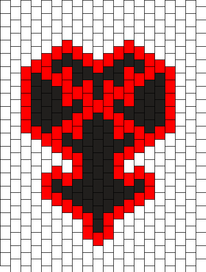 Kingdom Hearts Heartless Symbol Kandi Charm