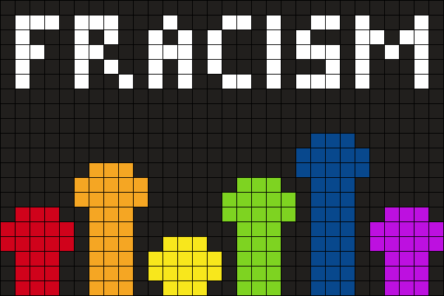 f racism flag