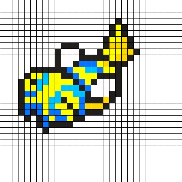 Dunsparce Pokemon Bead Pattern