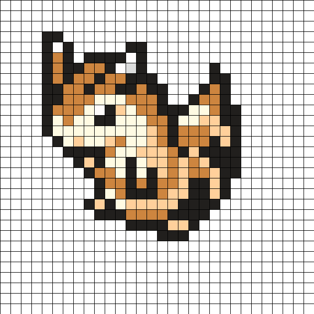 Furret Pokemon Bead Pattern