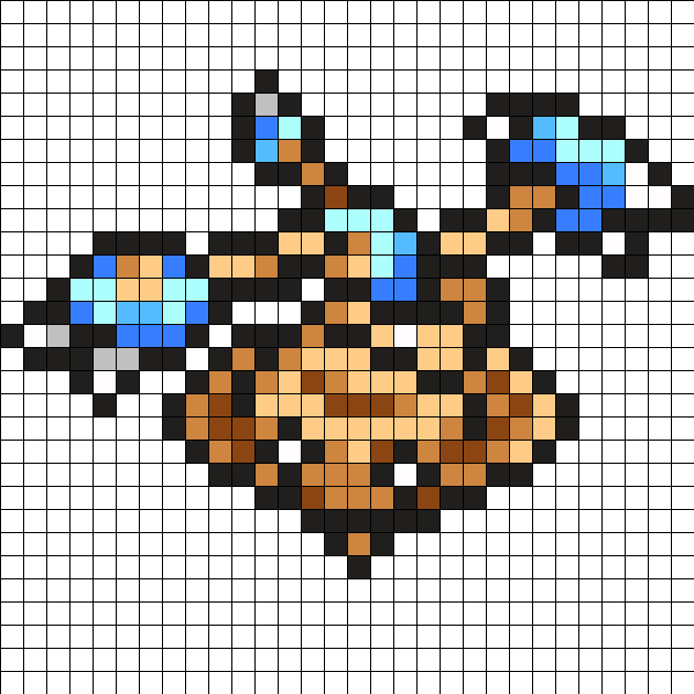 Hitmontop Pokemon Bead Pattern