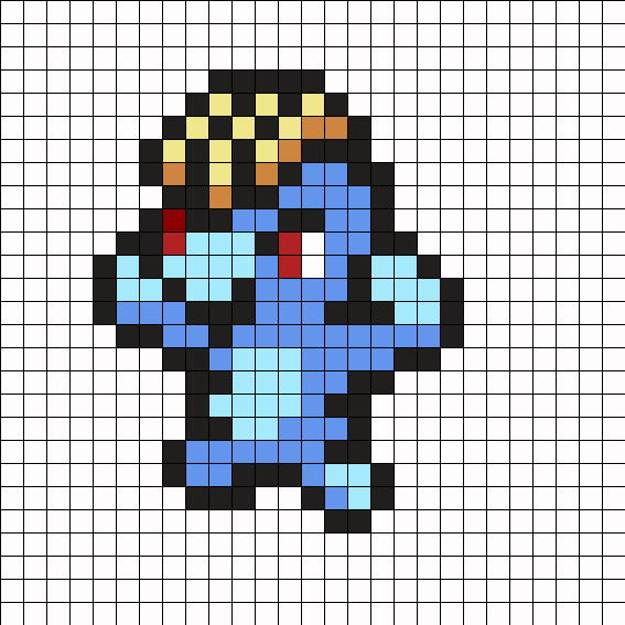 Machop Pokemon Bead Pattern