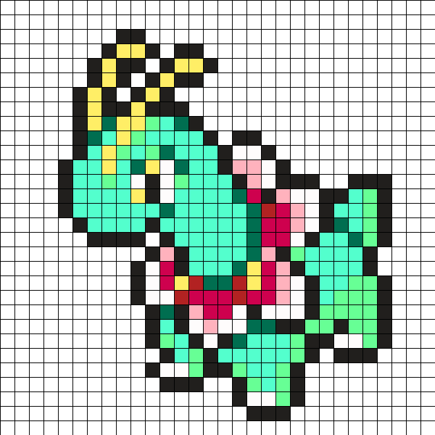 Meganium Pokemon Bead Pattern