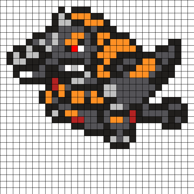 Rhyperior Pokemon Bead Pattern