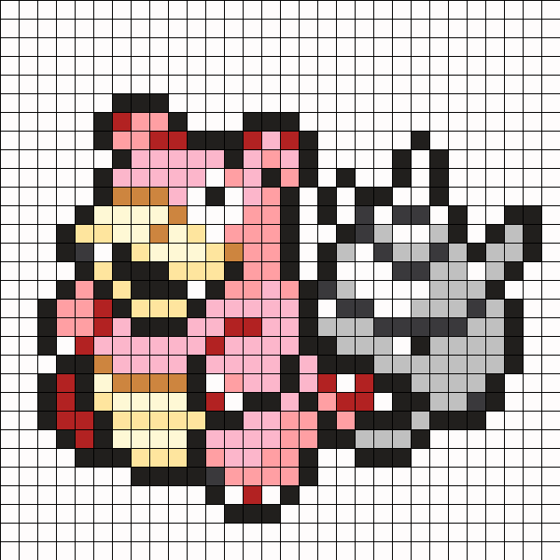 Slowbro Pokemon Bead Pattern