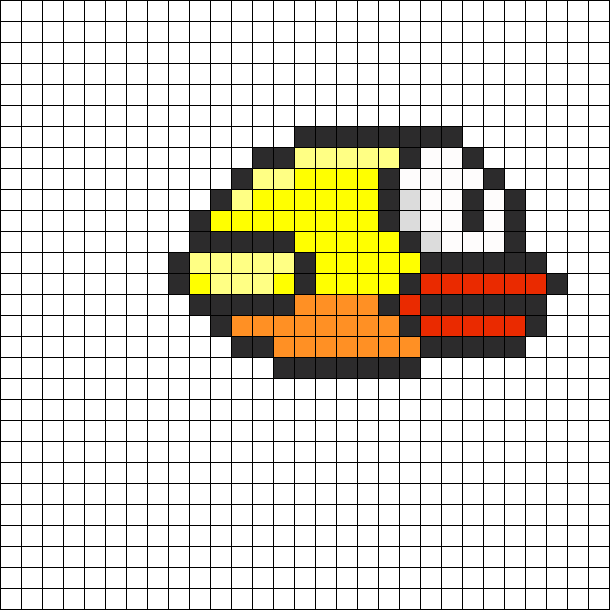 Flappy Bird Perler