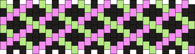 Green Pink fishnet pattern