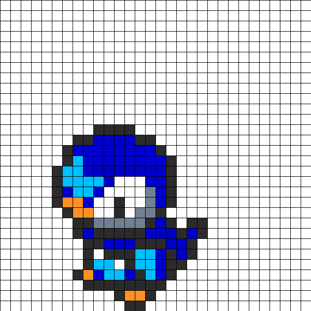 Fuse Bead Piplup