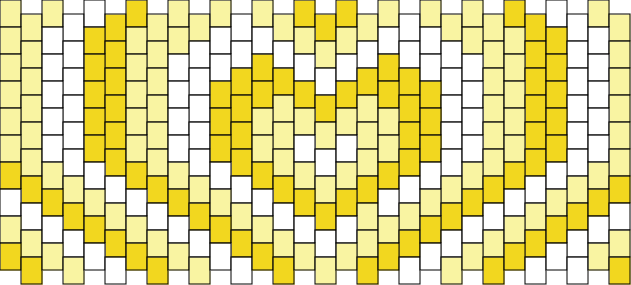 Yellow Repeating Heart Pattern