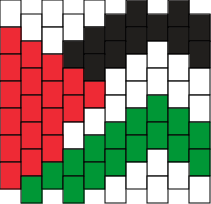 Palestine Flag Charm