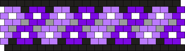 purple chain cuff