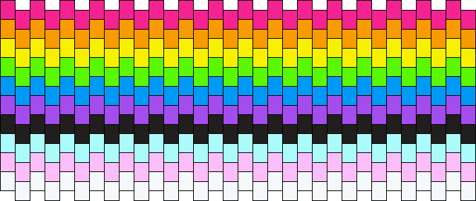 32 X 10 Pride Flag Without Any Brown