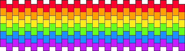 rainbow cuff (no. 1)
