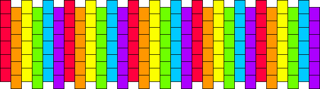 rainbow cuff (no. 2)