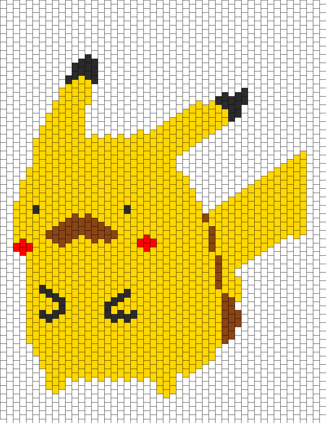 Fancy Mustache Pikachu